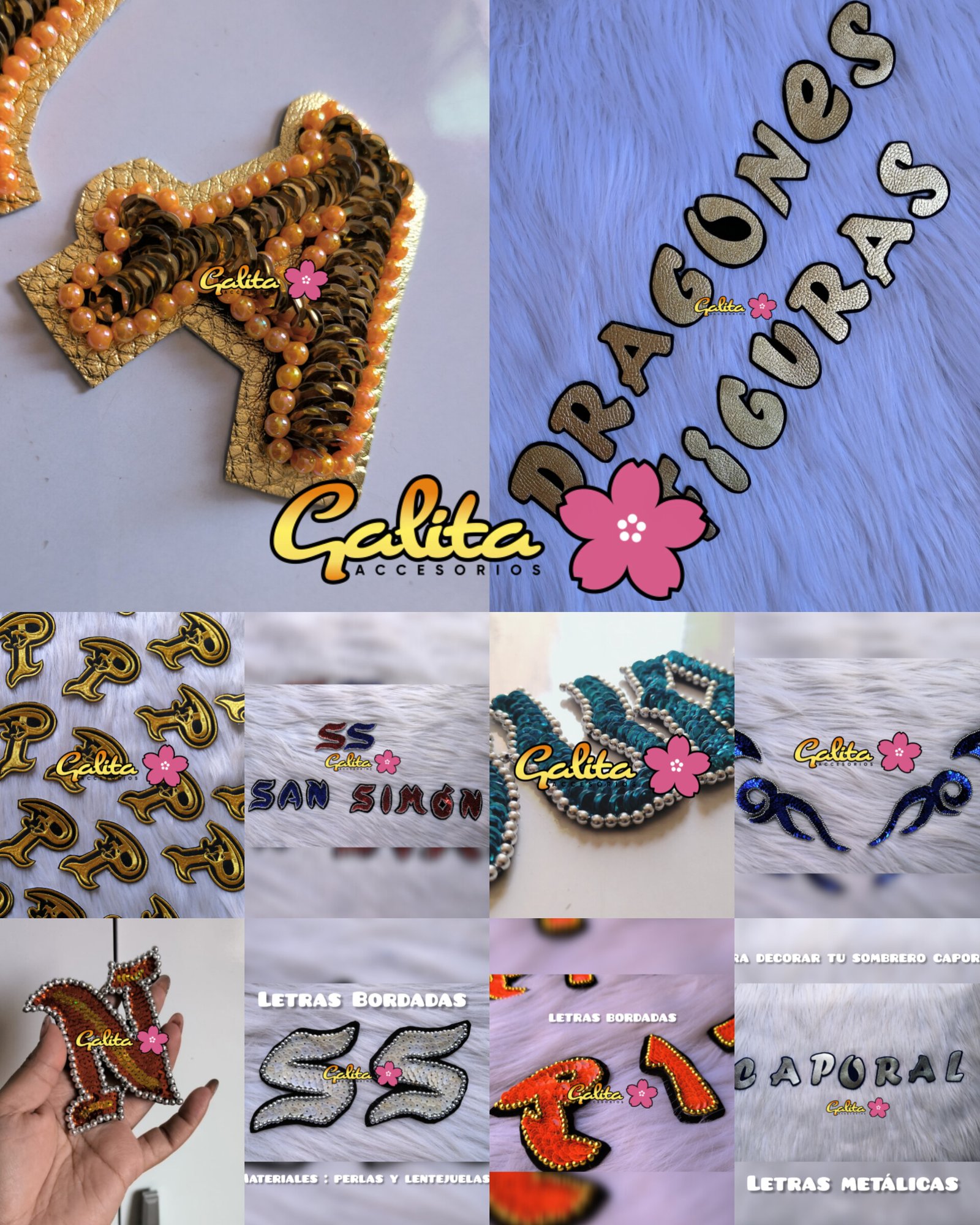 Apliques y Bordados en Stock